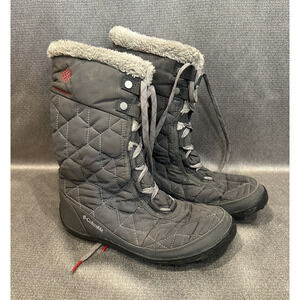 Columbia Women’s Gray Boots Minx II Mid Sherling Winter BL1585-051 Size 7